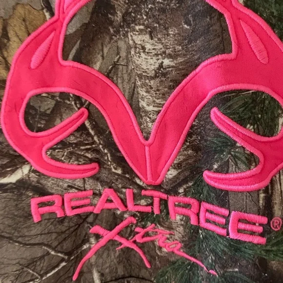 Realtree and Mossy Oak Women's Performance Camo Pullover Hoodie size X-Large - Picture 8 of 9